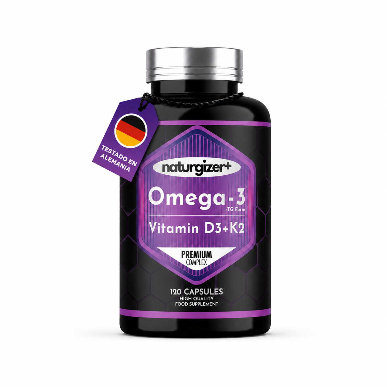 Omega-3 Form rTG + Vitamina D3 K2 (MK-7)