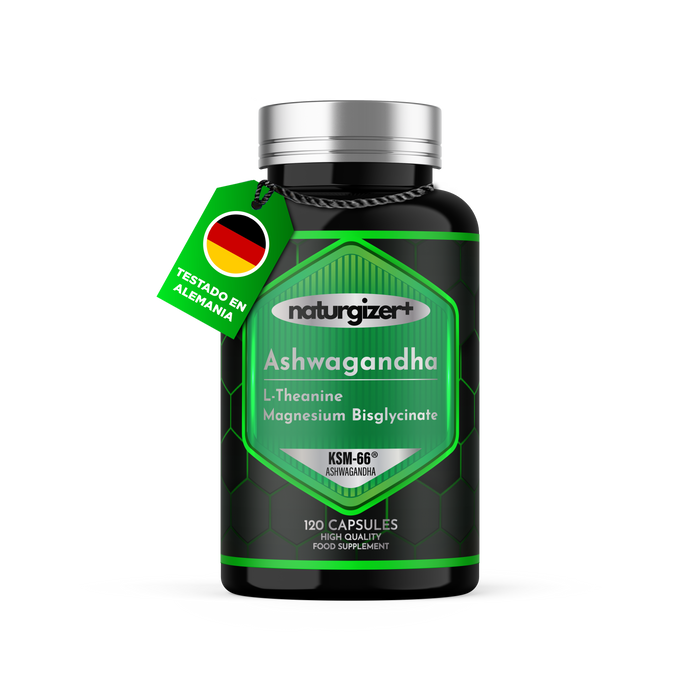 Ashwagandha KSM-66®, L-Teanina, Magnesio Bisglicinato