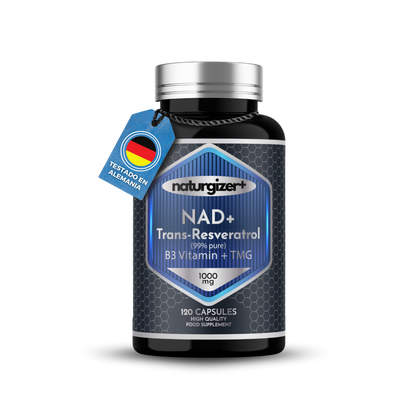 NAD+ Liposomal, Trans-Resveratrol, Vitamina B3 y TMG